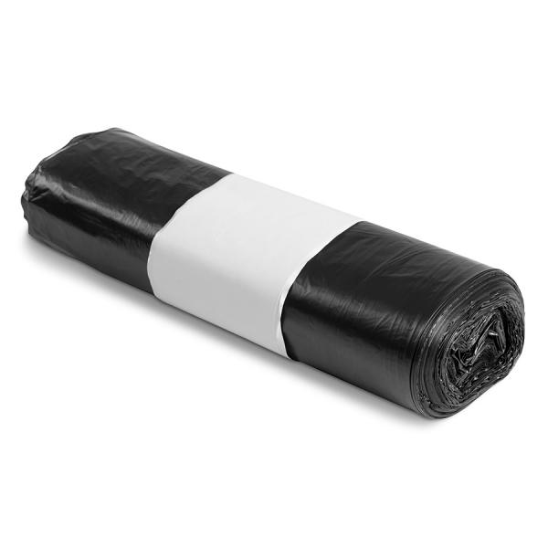Saco do Lixo Preto| 52x60 |30L | Rolo 20 un