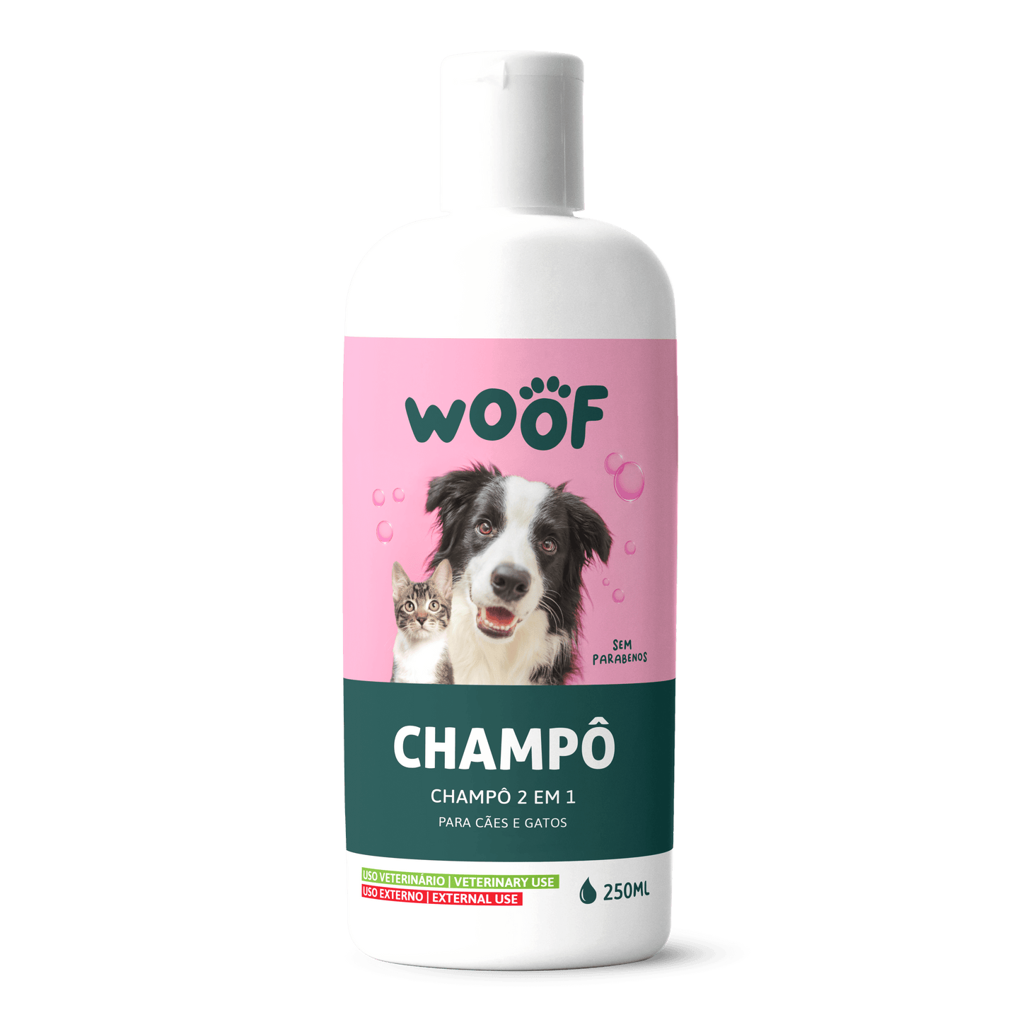 Champô Cães e Gatos 2 em 1