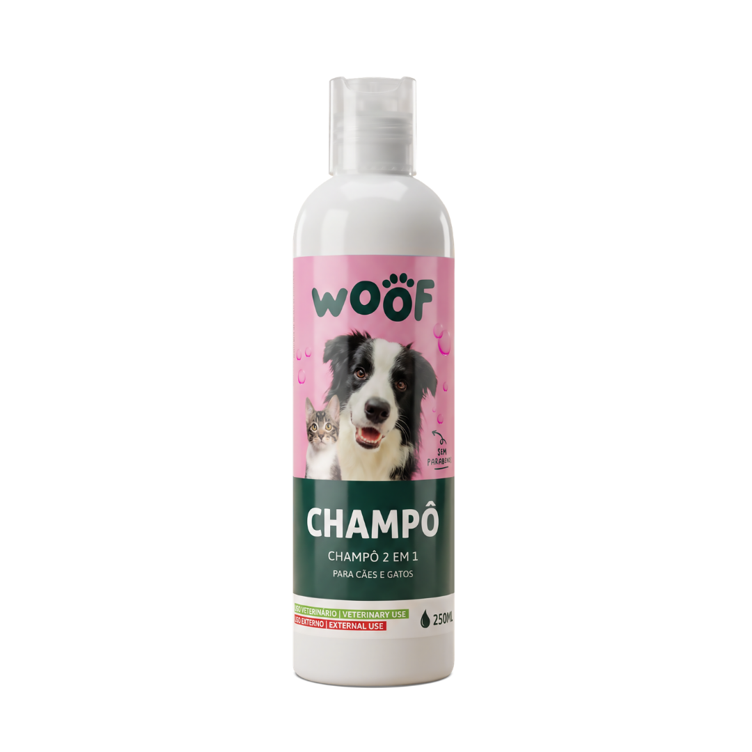 Champô Cães e Gatos 2 em 1