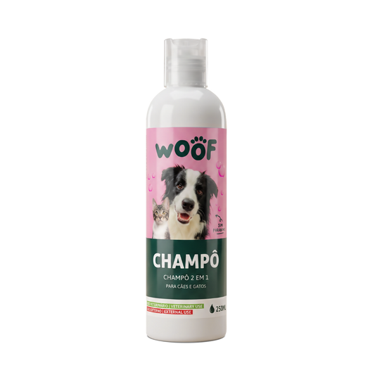 Champô Cães e Gatos 2 em 1