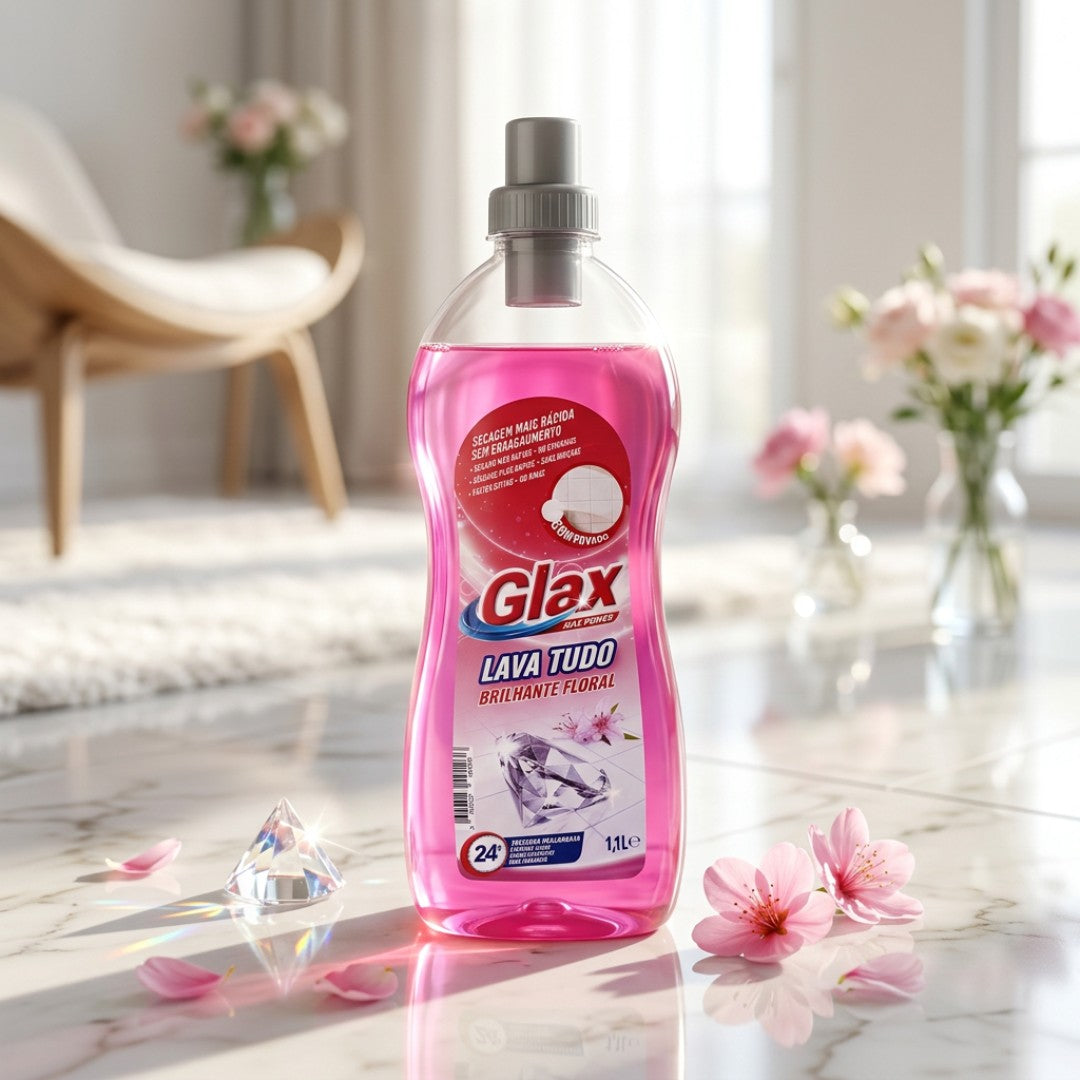 Glax Lava Tudo Brilhante Floral